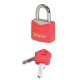 Lot de 2 cadenas Master Lock 9121EURTCOLRED