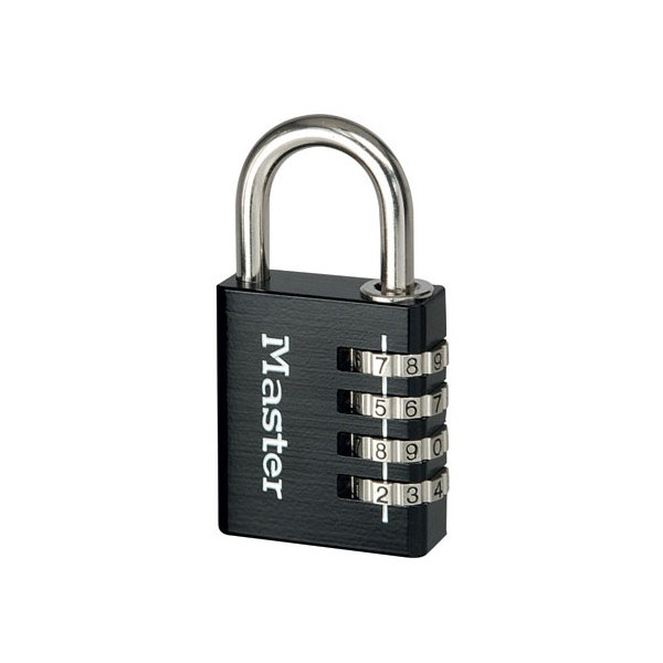 Cadenas à Combinaison Master Lock Avec Câble Acier - 95 Mm - 4 Couleurs - Code Personnalisable