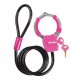 Menottes avec câble pour vélo Master Lock 8275EURDPROPNK