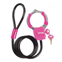 Menottes avec câble pour vélo Master Lock 8275EURDPROPNK
